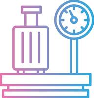 Luggae Scale Geometric App Mark vector