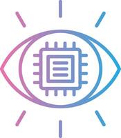 Machine Vision Digital Tech Element vector