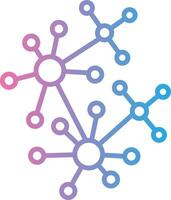 Molecule Geometric App Mark vector