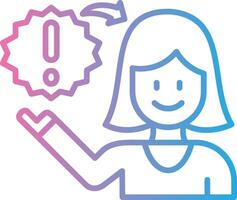 Nervous Breakdown Geometric Style Badge vector