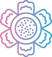 Rafflesia Shadowed Flat Design vector