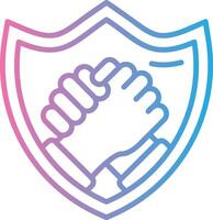 Shield Minimal UI Element vector