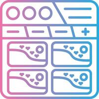 Tabs Modern Interface Badge vector