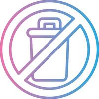 Trash Bin Clean Sketch Form vector