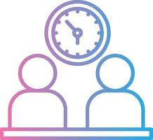 Working Hours Web Based Design Element vector