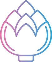 Artichoke Minimal Art Object vector