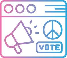 Campaign Vibrant Visual Object vector