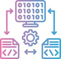 Coding Flat Design Piece vector