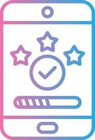 Completed Task Color Block Badge vector