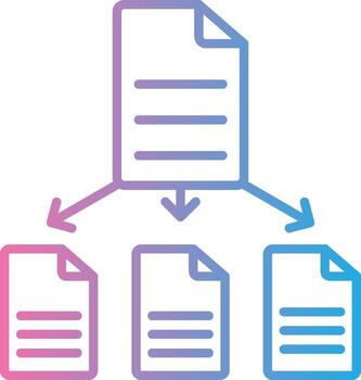 datos transformación monocromo línea gráfico vector
