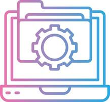 Folder Management Abstract UI Visual vector