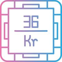 Krypton Pastel Color Graphic vector