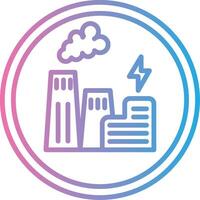 Power Plant Clean UI Concept vector