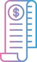 Receipt Minimal Design Badge vector