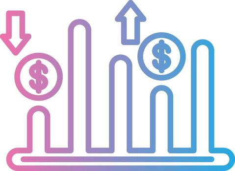 Trading Handcrafted UI Symbol vector