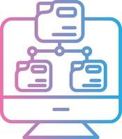 Folder Network Web Based Design Element vector