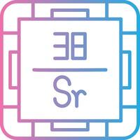 Strontium High Contrast Badge vector