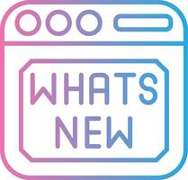 Whats New Minimal Design Badge vector