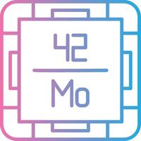 Molybdenum Modern Shape Graphic vector