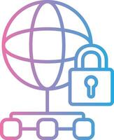 Private Network User Friendly Drawing vector