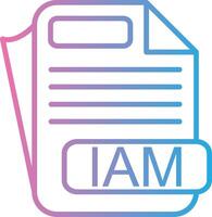 IAM Simplified Line Mark vector