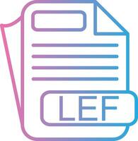 LEF Futuristic UI Mark vector