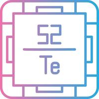 Tellurium Soft Outline Graphic vector
