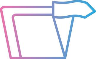 Arrow Graphic Minimal Art Object vector