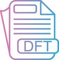 DFT Sharp Line Mark vector