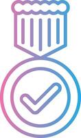 Medal Sleek Visual Mark vector