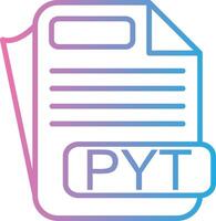 PYT Modern Color Symbol vector