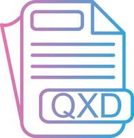 QXD Thin Graphic Shape vector