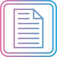 Document Elegant Shape Symbol vector
