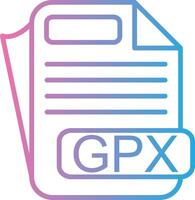 GPX User Friendly Drawing vector