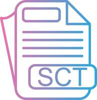 SCT Thin Graphic Shape vector