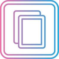 Copy Neon UI Symbol vector