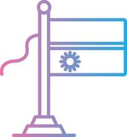 Nauru Flag Interactive Symbol vector