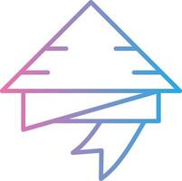 Triangle Shape Clean Sketch Form vector