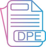 DPE Outlined Line Artwork vector