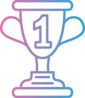 1st Prize Wireframe App Design vector