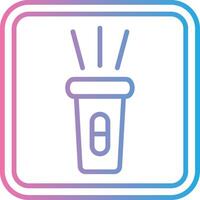 Torch Stylized Flat Drawing vector
