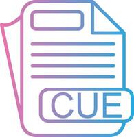 CUE User Interface Mark vector