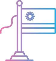 Rwanda Flag Web Based Design Element vector