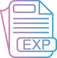 EXP Neon UI Symbol vector