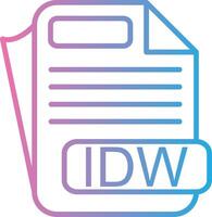 IDW Abstract UI Visual vector
