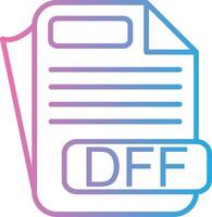 DFF Digital Tech Element vector