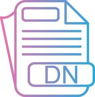 DN Sleek Visual Mark vector