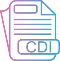 CDI 3D Rendered Symbol vector
