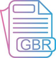 GBR Subtle UI Graphic vector