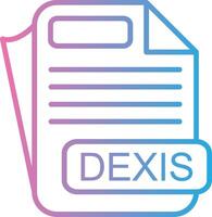 DEXIS Vibrant Visual Object vector